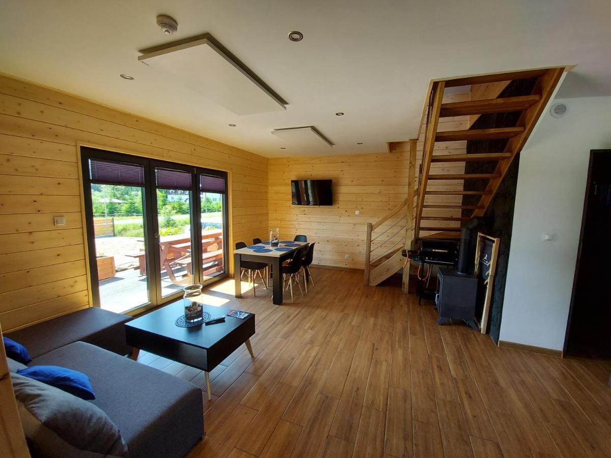 Osada Orlica Klimatyczne Domki Z Widokiem Na Gory I Termalnym Spa Sauna Jacuzzi 4 Km Od Zieleniec Ski Arena Lasowka 외부 사진