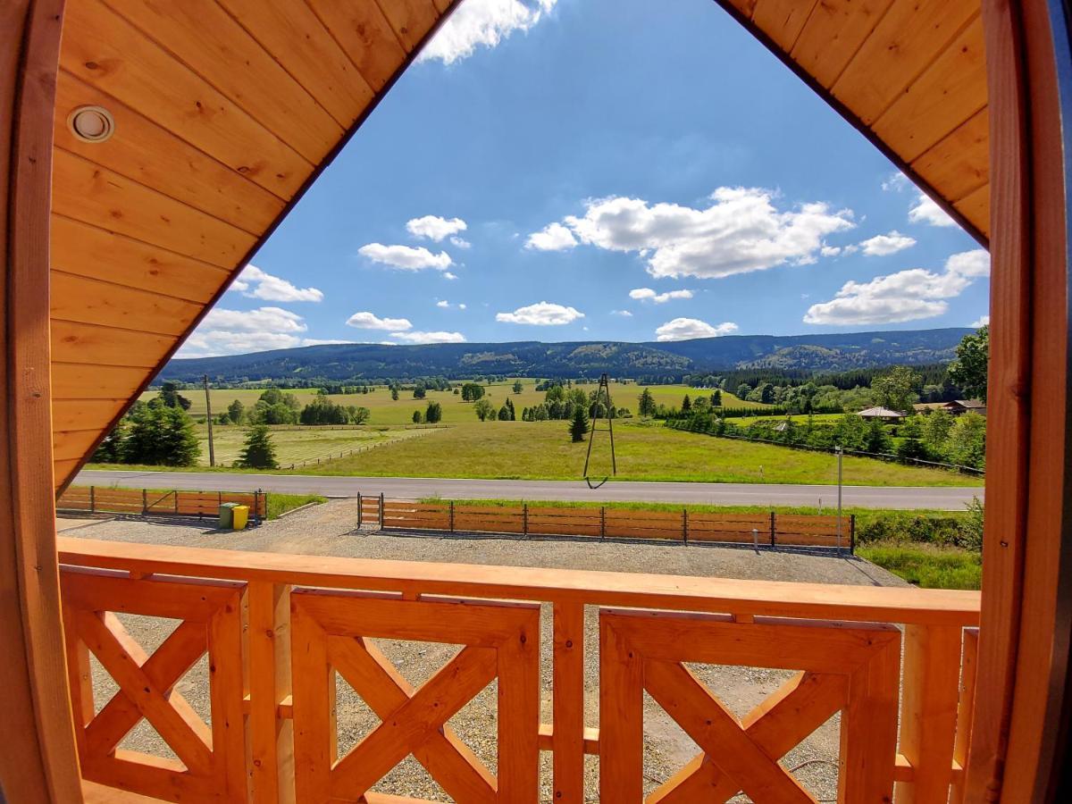 Osada Orlica Klimatyczne Domki Z Widokiem Na Gory I Termalnym Spa Sauna Jacuzzi 4 Km Od Zieleniec Ski Arena Lasowka 외부 사진